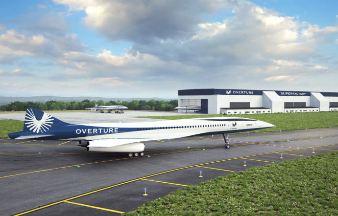 L’avion supersonique Overture,de l’américain Boom Supersonic.