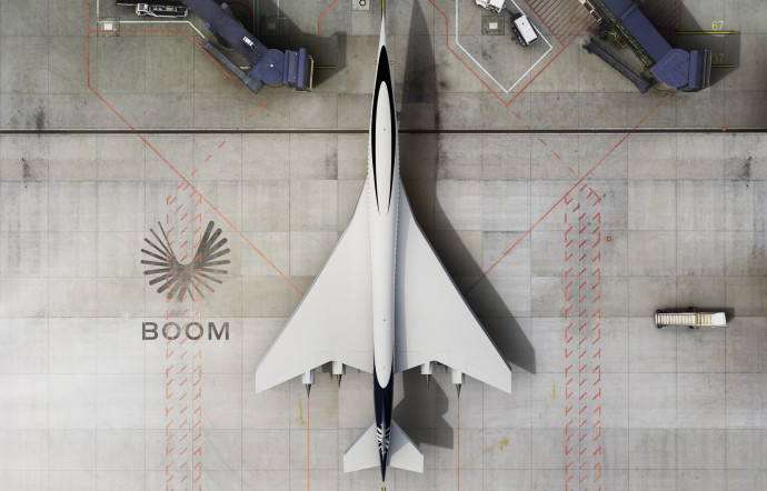 L’avion supersonique Overture, de l’américain Boom Supersonic.