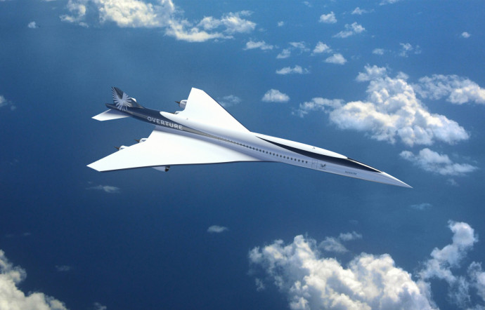 L’avion supersonique Overture, de l’américain Boom Supersonic.