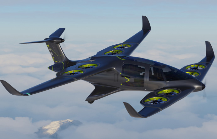 Ascendance Flight Technologies a créé l’Atea, un avion à décollage vertical.