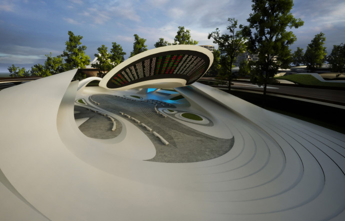 Le bâtiment imaginé par Zaha Hadid pour le Liberland.