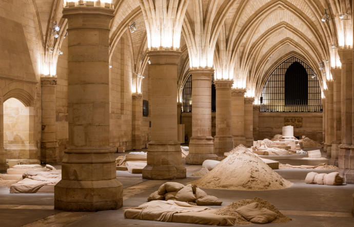 À l’intérieur de la Conciergerie dans le 1er arrondissement de Paris.