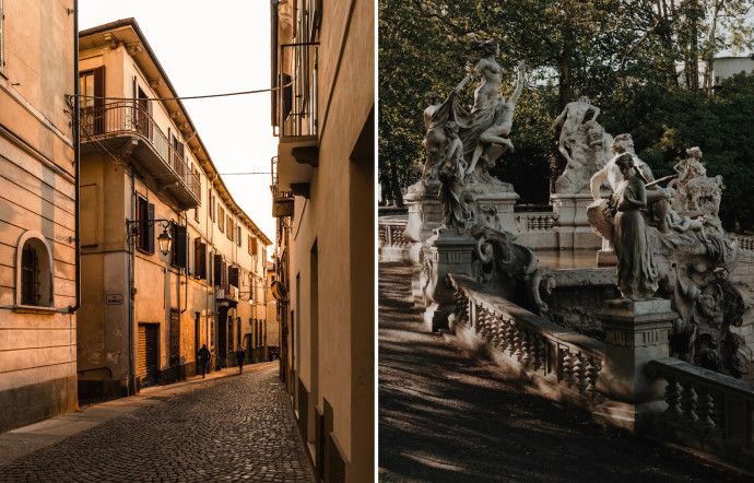 Dans les rues de Turin.