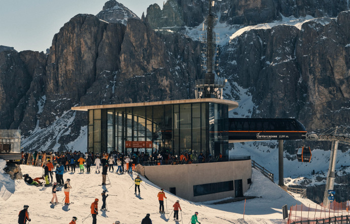 Le domaine skiable de Stellaronda.