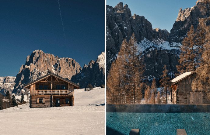 Le chalet Rönn, c’est le charme de la montagne combiné au luxe d’un 5-étoiles. 
