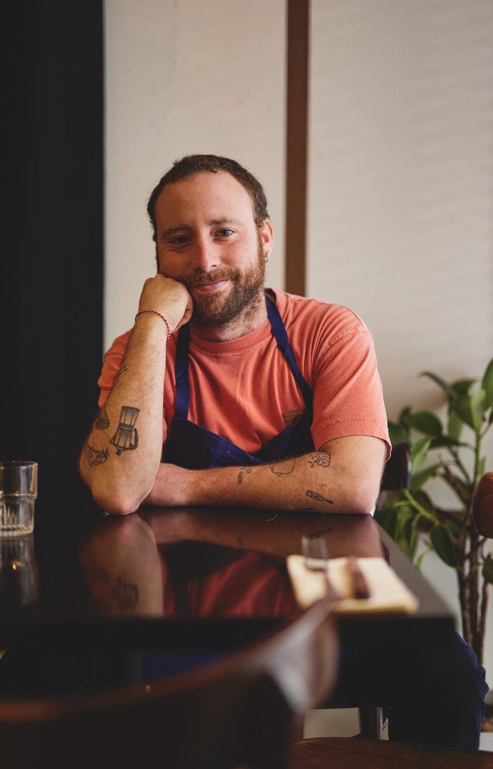 Le chef Zac Gannat.
