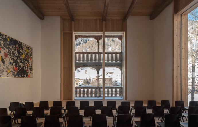 À l’intérieur du Muzeum Susch.