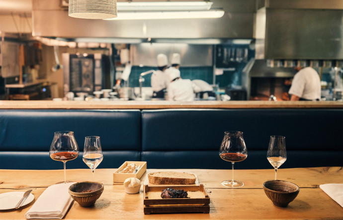 Le restaurant St. Hubertus. 