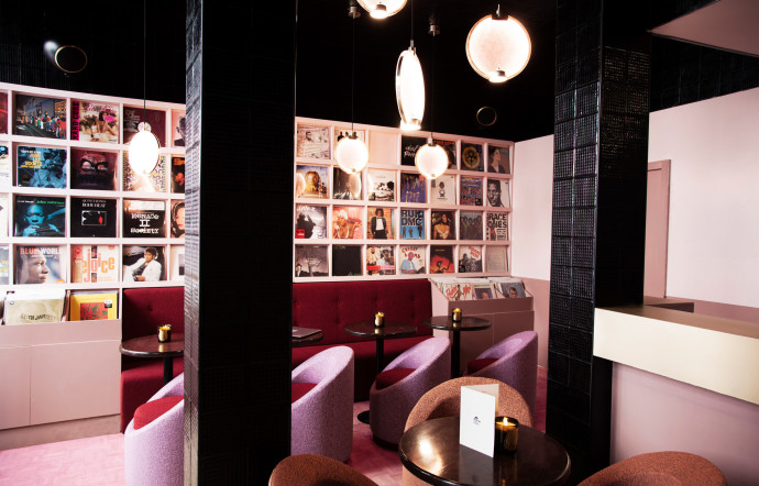 Le café-disquaire Rupture Record, rue du Vertbois, à Paris.