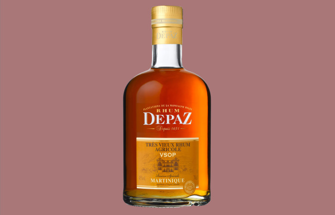 La bouteille de Depaz Réserve spéciale VSOP.