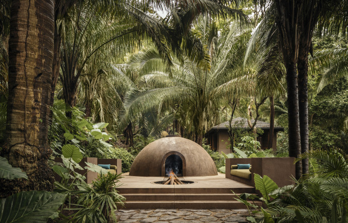 Le temazcal du Spa One&Only Mandarina. ©Emily Trujillo