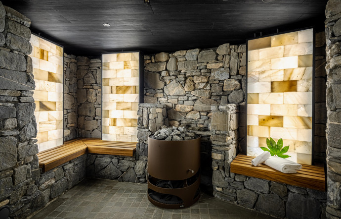 La grotte de sel du Relais & Château Lenkerhof. Courtoisie Relais & Châteaux