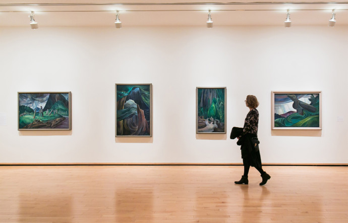 Dans la Art Gallery de Vancouver.