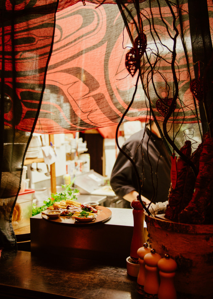 Le restaurant Salmon N’Bannock.