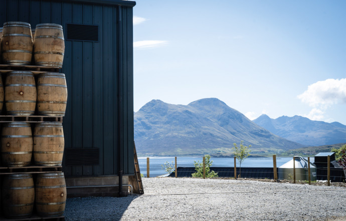 Une distillerie en Écosse.