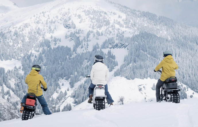 Les snowbikes électriques de MoonBikes.