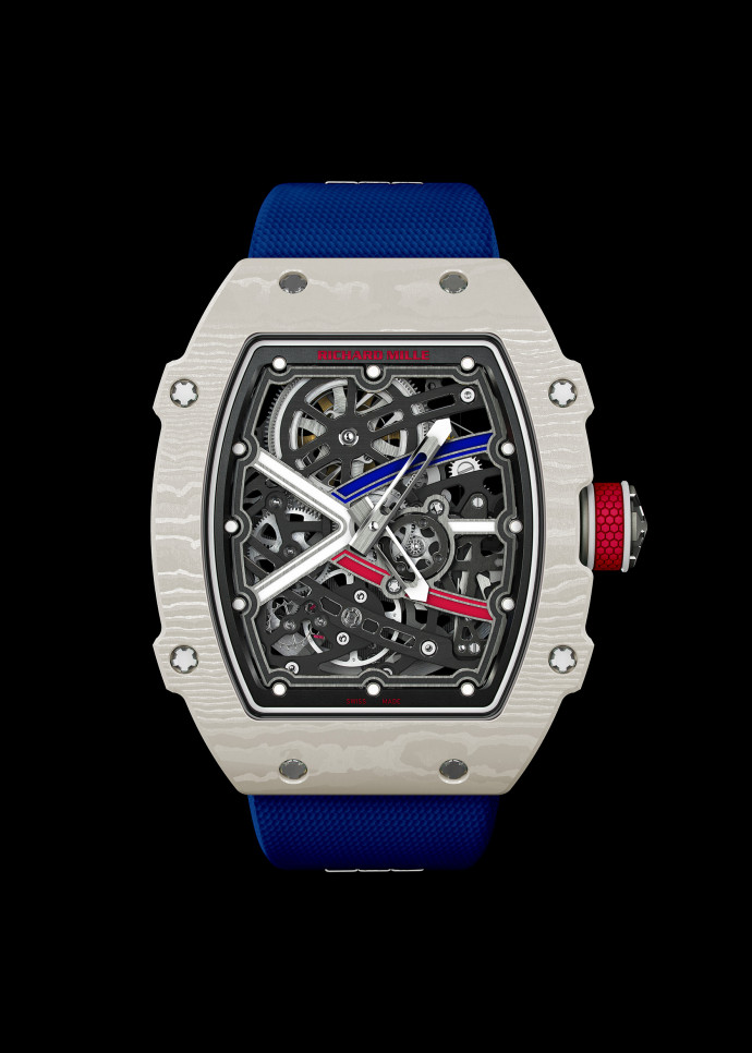 L’avant de la montre RM 67-02 de Richard Mille.