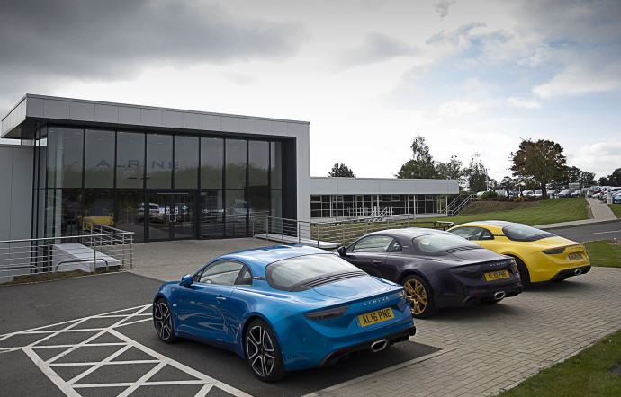 L’usine Alpine à Enstone, en Angleterre.