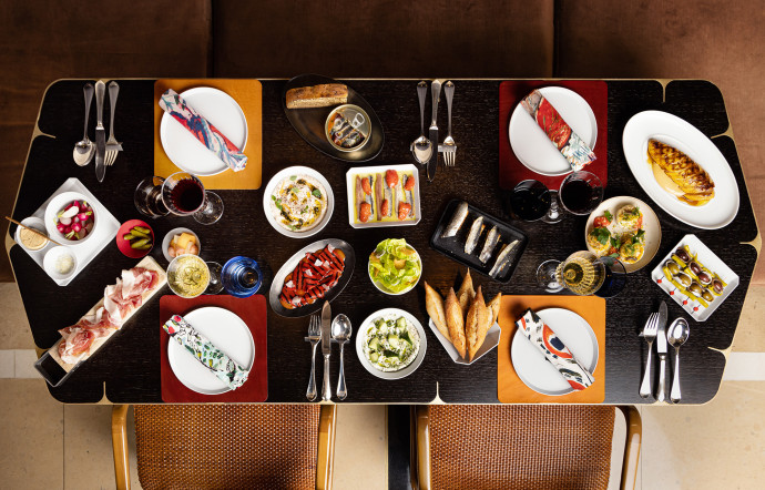 Sur la table de Nonos.