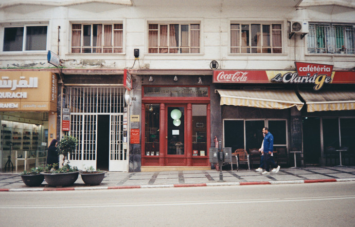 Les Colonnes, mythique librairie à Tanger.