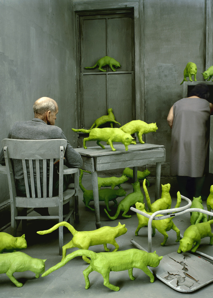 Radioactive Cats, 1980, Sandy Skoglund.