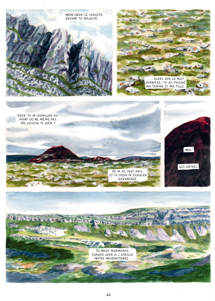 La Saga de Grimr marque un tournant dans l’esthétique graphique de Jérémie Moreau.