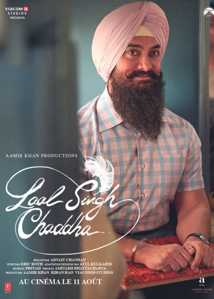 L’affiche du film laal singh chaddh.