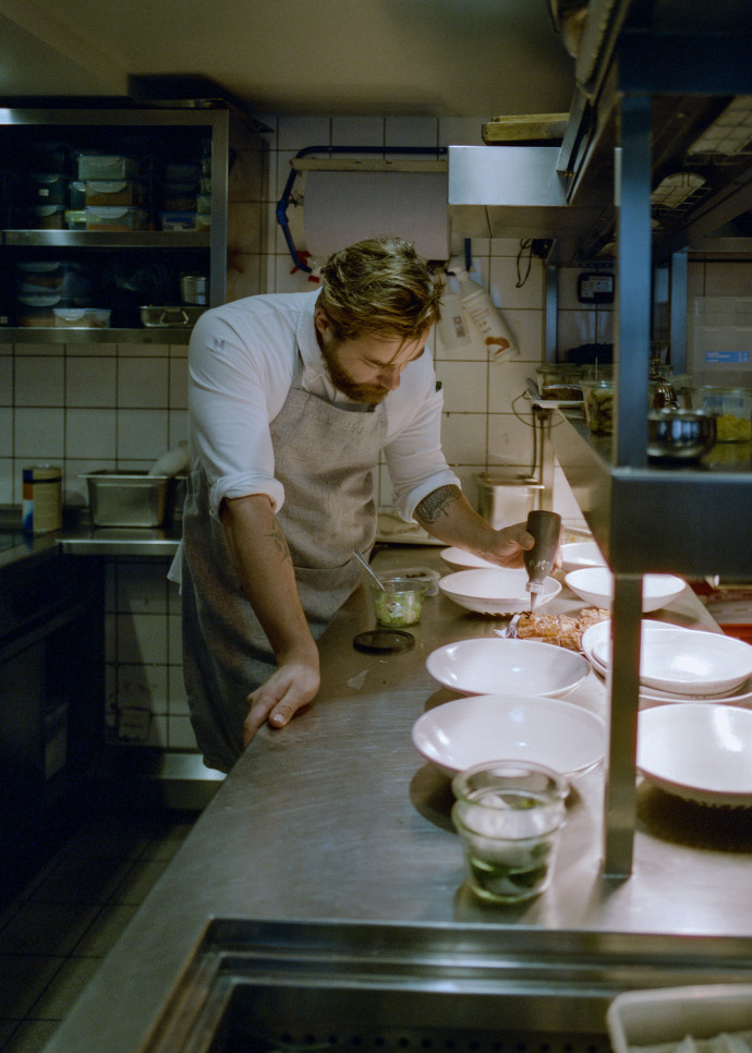 Au Cordo, le chef Yannic Stockhausen a de quoi booster ses créations, grâce à une sélection de vins unique à Berlin.