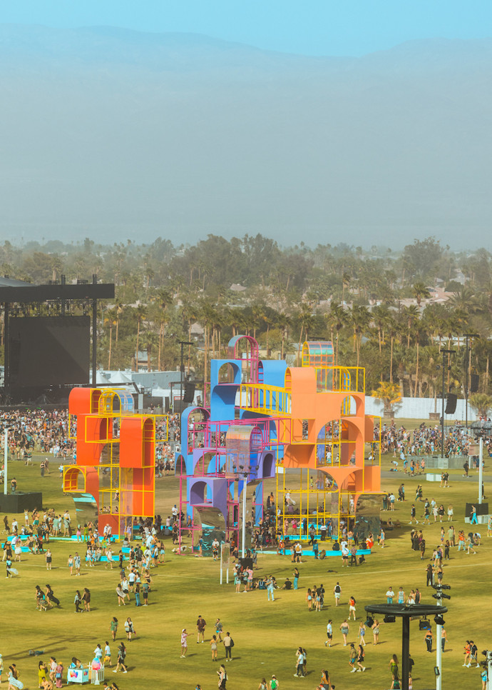 Œuvre résidente depuis plusieurs années, Spectra est devenue l’emblème de Coachella.