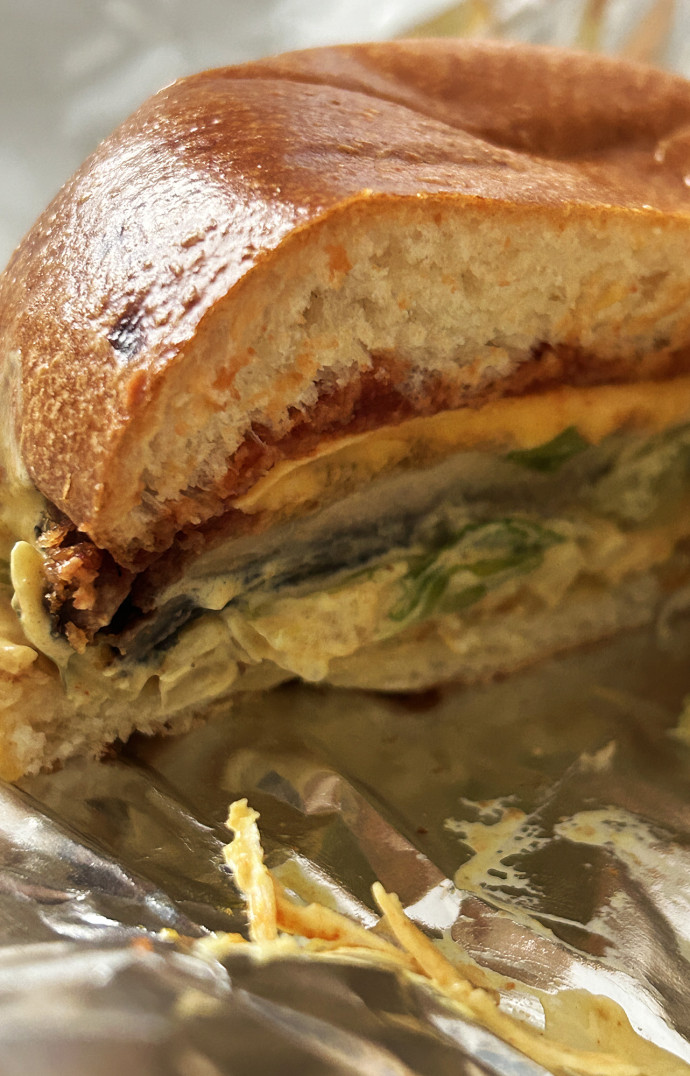 Le Portobello burger de Specimen, dégusté en avril 2023.