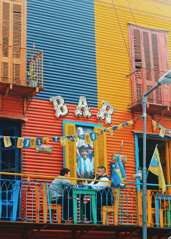 La rue-musée Caminito, l’artère principale de La Boca, le district des arts.