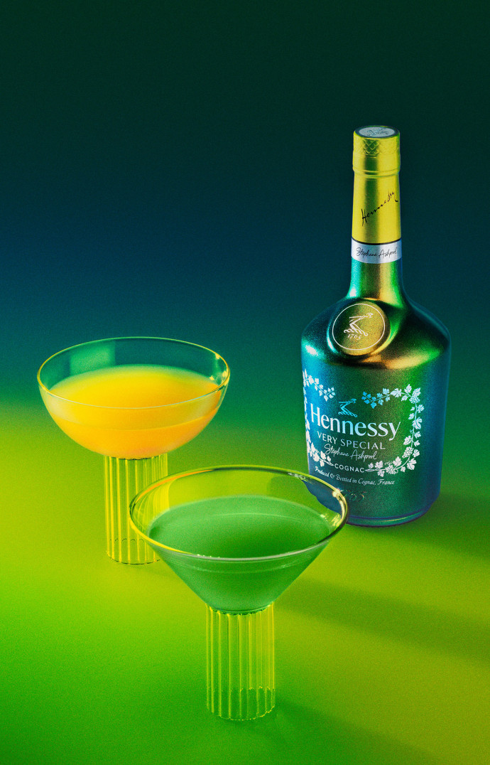 Avez-vous déjà vu une bouteille de cognac caméléon ?