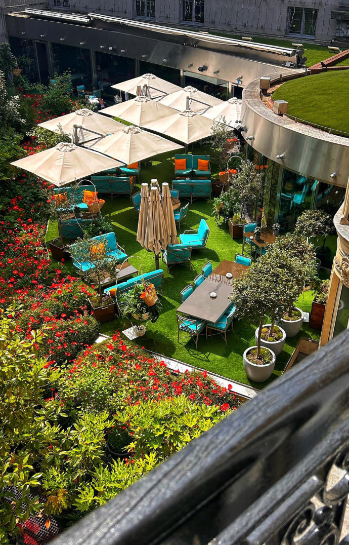 Le Fouquet’s dans sa version la plus bucolique.
