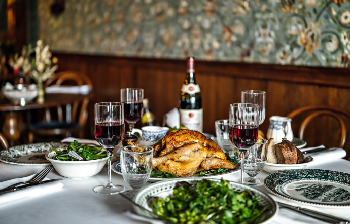 dejeuner du dimanche hotel providence paris poulet roti