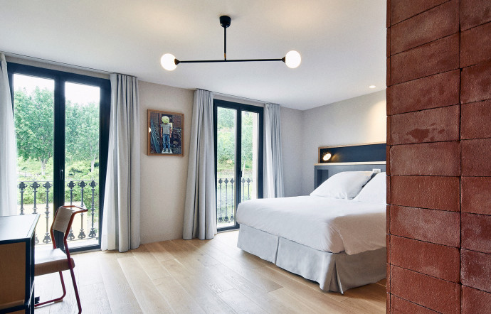 Les chambres de l’hôtel Brummell sont cosy et faciles à vivre.