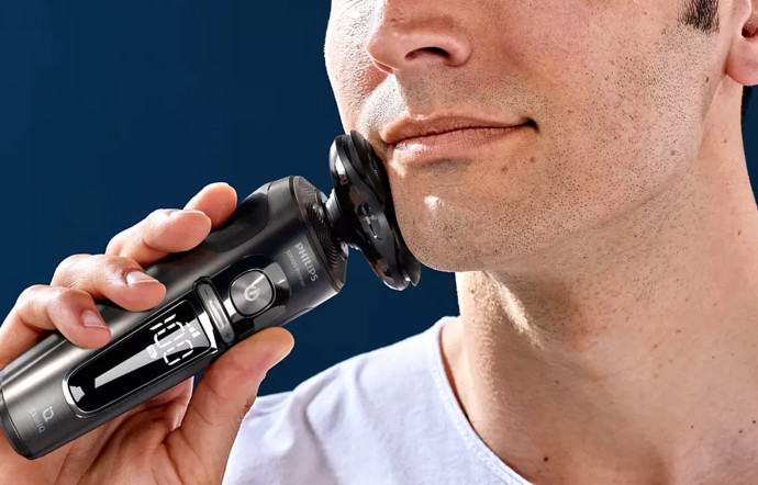 Le rasoir Philips les séries 9000 prestige, la solution idéale pour un rasage impeccable.