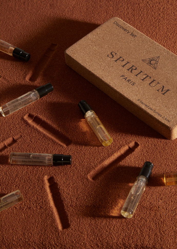 Spiritum, « des fragrances pensées pour harmoniser le corps, l’âme et l’esprit ».