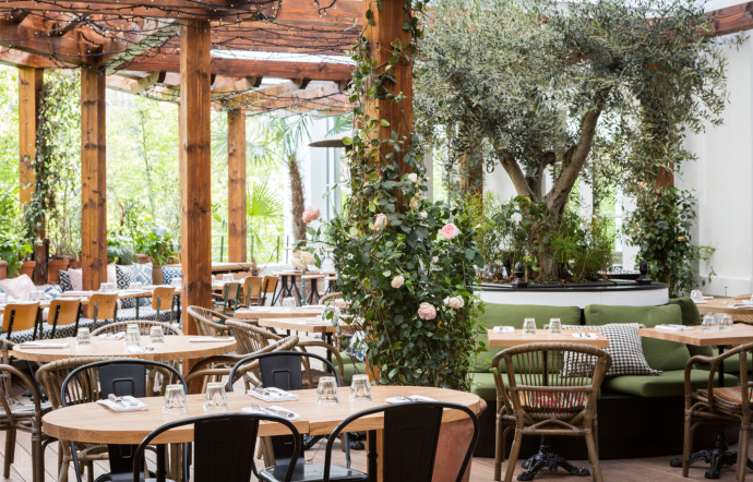 La jolie terrasse de la Brasserie d’Auteuil.