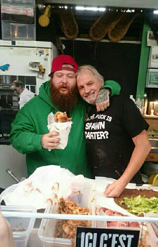 Action Bronson chez Alain Miam Miam.