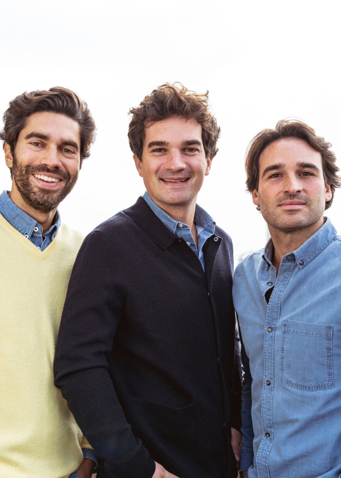 Portrait de Charles, Xavier et Quentin, les fondateurs d’Izipizi.