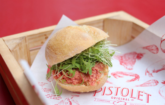 Un pistolet du restaurant de spécialités éponyme.