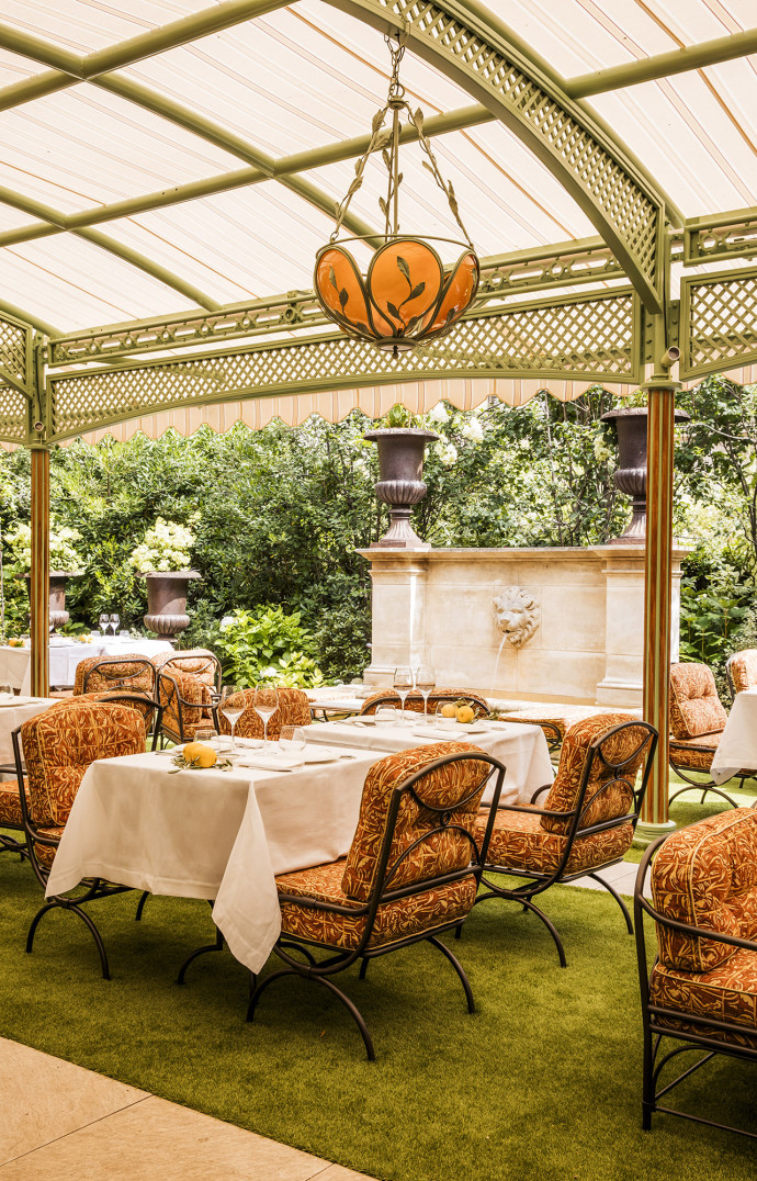 Hugo Toro a décoré cette terrasse.