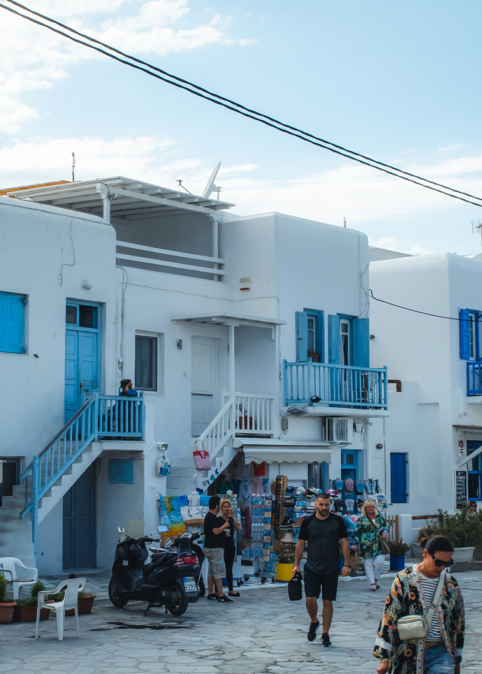 En 2022 Mykonos était le troisième endroit le plus visité au monde.