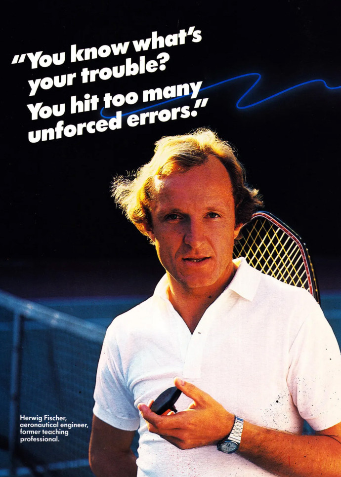 Un vieille affiche publicitaire de la Macgregor Bergelin Longstring.