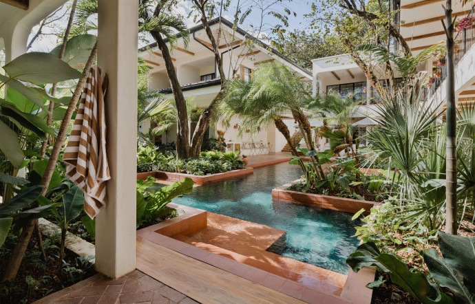 La piscine du Sendero Nosara au Costa Rica.