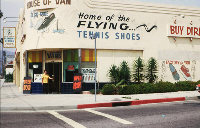 La boutique Vans d’Anaheim, dans la banlieue sud de Los Angeles.
