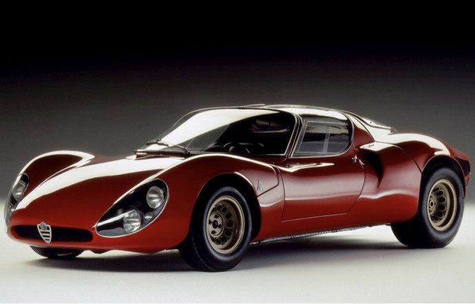 L’Alfa Romeo 33 Stradale de 1967, un petit bijou.