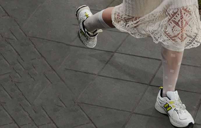 basket cool pour la rentrée new balance et ganni