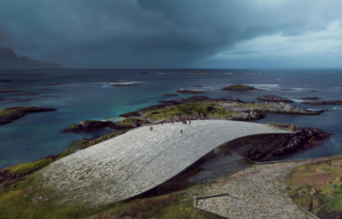 Coutumière des sites reculés, Dorte Mandrup exporte jusqu’au cercle polaire arctique son respect viscéral pour la nature, 2023 - TGL