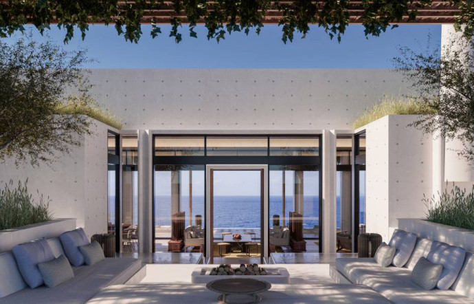 L’ensemble des villas du One&Only Kea Island offre une vue mer.